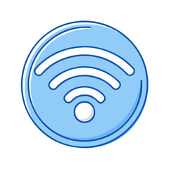 wifi symbol icon, wifi symbol vector illustration-simple illustration of wifi symbol, perfect for wifi symbol logos and icons