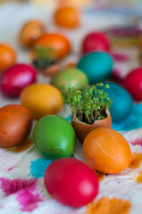 Painted eggs for Easter