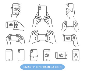 Smartphone camera icon