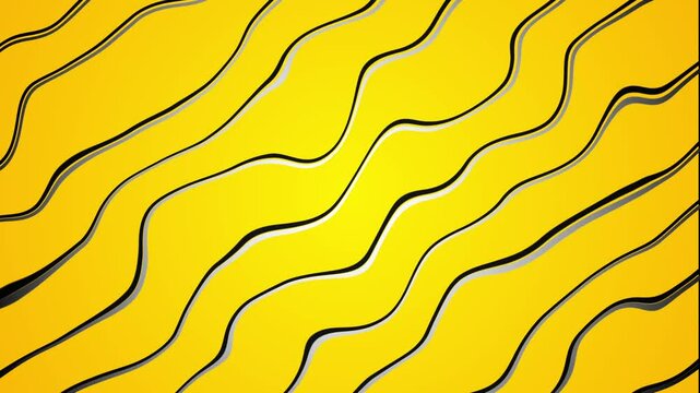 A flowing digital design featuring smooth, wavy lines that create a sense of movement and rhythm. The lines gracefully curve across the canvas, offering a dynamic yet calming effect, making it ideal f