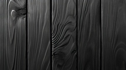 Obraz premium Dark Wood Planks Background Texture: A Rich Black Wooden Surface