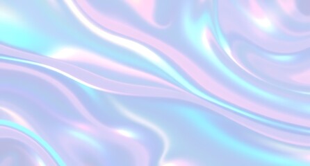 Fototapeta premium Dynamic Hologram Waves with Smooth Gradients