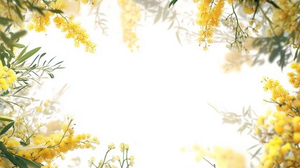 ミモザのフレーム