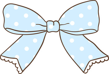 Blue Ribbon Bow