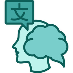 Language Skills solid icon