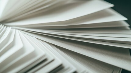Neatly Stacked White Envelopes in Minimalist Style
