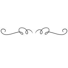 Calligraphic Ornamental Element  decorative frame