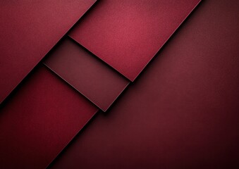 3 pieces of A4 dark maroon paper with a subtle grain texture, perfect for making cards or letter writing, blank background, flat lay, top view