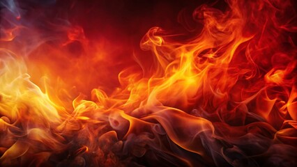 Fototapeta premium Abstract Fire Texture Background: Minimalist Burning Ember Design