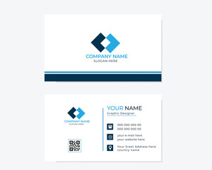  Creative Modern Clean Clear Business card or Visiting Card also Identity card best template design with Organic shape