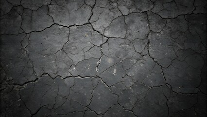 old cracked concrete wall