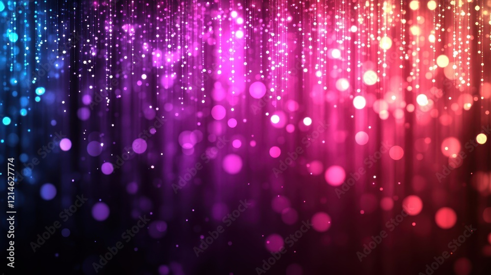 Poster abstract data encryption symbols digital environment graphic artwork colorful background modern conc