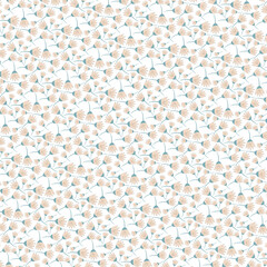 Pastel Seamless Simple Floral Pattern in pink