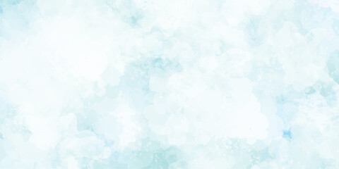 Blue azure turquoise abstract watercolor background for textures backgrounds and web banners design Pastel green abstract texture background with watercolor 
 
 