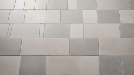grey tile floor isolated Stock Photos Pictures & Royalty Abstract Geometric Pattern Lines Tessellation and Modern Art Aesthetic on White Background with Perspective View Stock Photos & Royalty Images