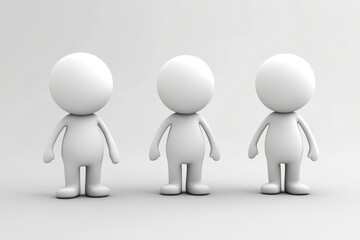 3d small people - statistics improvement, Generative AI