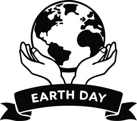 Stylish Earth Day Artwork for Digital and Print Use