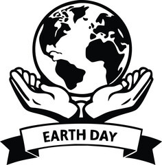 Earth Day Logo Template for Eco-Friendly Projects