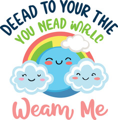 Adorable Globe Vector Design for Eco Campaigns