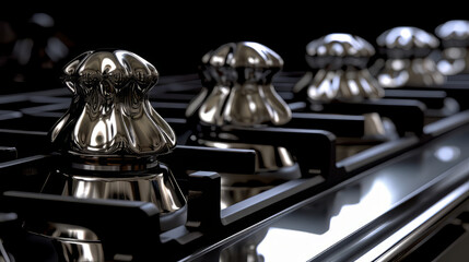 close up of a car engine