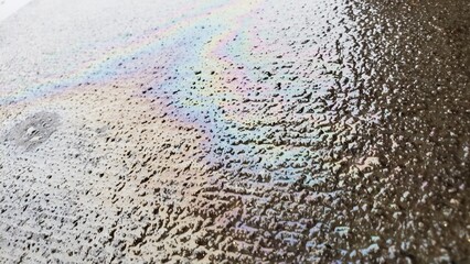 Oil on the ground