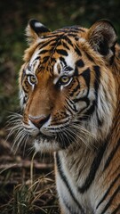 Fototapeta premium tiger in zoo