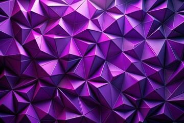 Obraz premium Abstract Purple Geometric Triangle Background for Business Presentations & Marketing