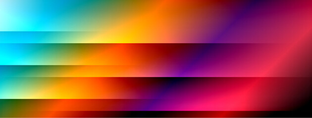 Colorful gradient with lines made of shadow and light. Creative background