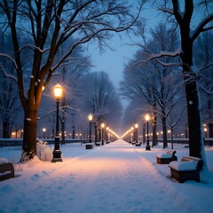 Enchanted Winter Park Softly Lit Modern Oasis