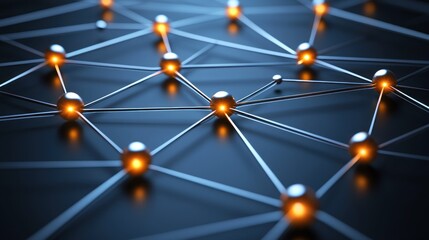 Glowing Network Connections
