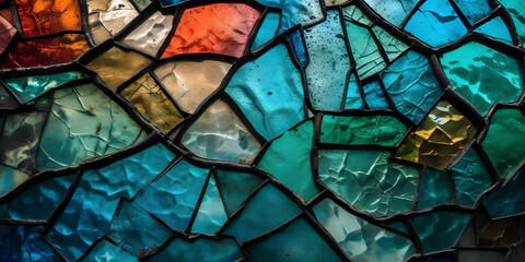 colorful stained glass wallpaper