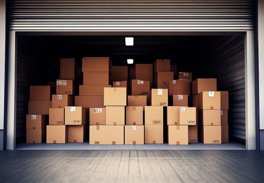 Effective self storage solutions often involve utilizing empty boxes. 