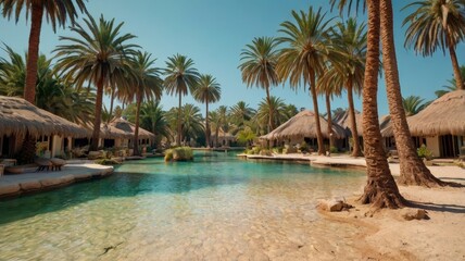 Fototapeta premium resort pool