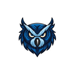 Obraz premium Owl mascot logo icon flat vector design