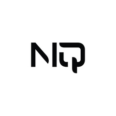 NQ monogram logo design letter text name symbol monochrome logotype alphabet character simple logo