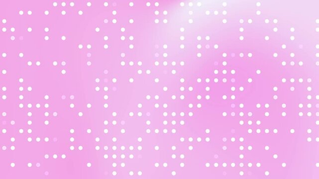 pink and white polka dot blink bright