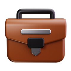 briefcase 3d render icons