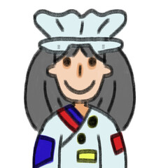 illustration of a cartoon chef