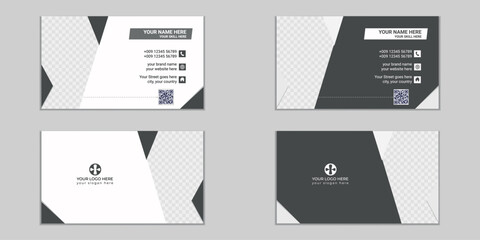 New business card design template, Clean professional business card template, visiting card, business card template.