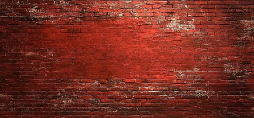 Obraz premium Dark Red Grunge Brick Wall Texture Background