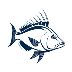 spanish fish vector design