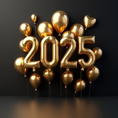 3d Gold Foil Balloons 2025