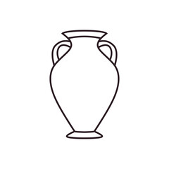Amphora vase ceramic vector symbol sign icon