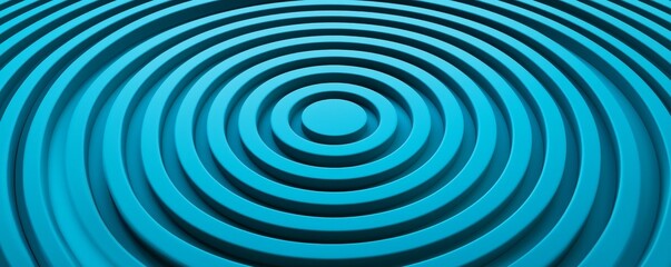 Interaction memory designs concept. Abstract blue ripple patterns with concentric circles.