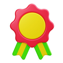Seal Certificate 3d render icons