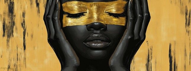 Portrait reflecting beauty and cultural identity