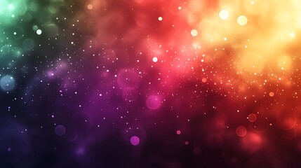  green and red bokeh Abstract background