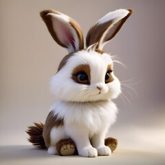 Obraz premium Brown mixed rabbit