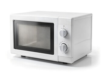Fototapeta premium modern microwave oven isolated on a white background