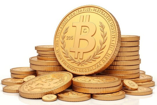 AI simbolo dei Bitcoin criptovaluta 01